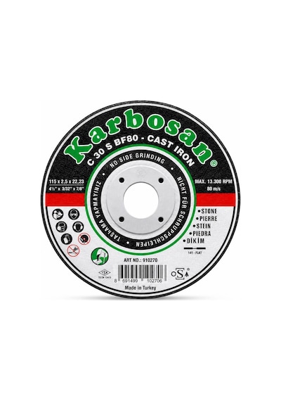 Karbosan Mermer Kesici Taş 230 Mm