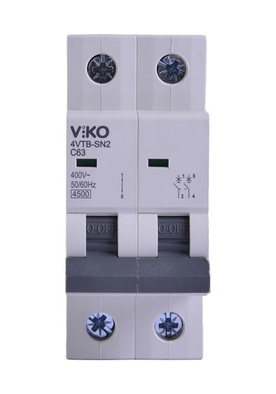 Viko 4vtb-2c63 Otomatik Sigorta 4,5ka C Tipi 2 Kutup 63a 10