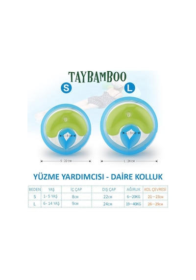 Classıcs Yuvarlak Üç Hava Odalı Yüzme Yardımcısı Kolluk Small 1-5yaş 6-19kg Small Pembe