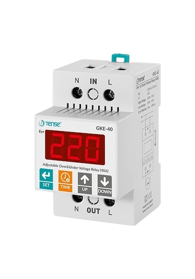 Gke-40 Monofaze Dijital Aşırı-düşük Gerilim Kontrol Rölesi 40a Dın Kutu