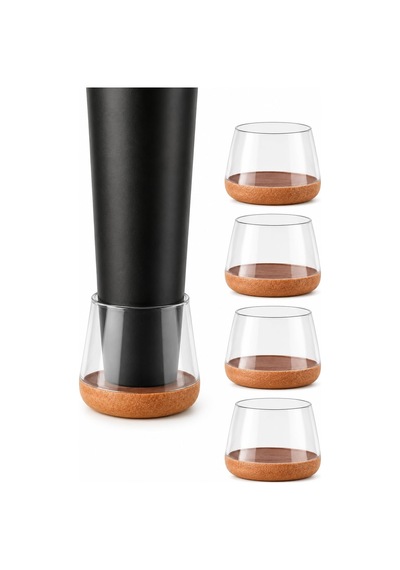 Yuvarlak Silikon Keçeli Sandalye Ve Masa Ayağı Pabucu 4'lü Set Medium " 3,8-4,1 Cm " Altın
