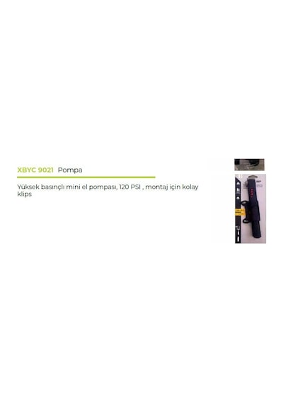 Forte Gt Xbyc 9021 Bisiklet Pompası Hafif ve Sağlam Pompa