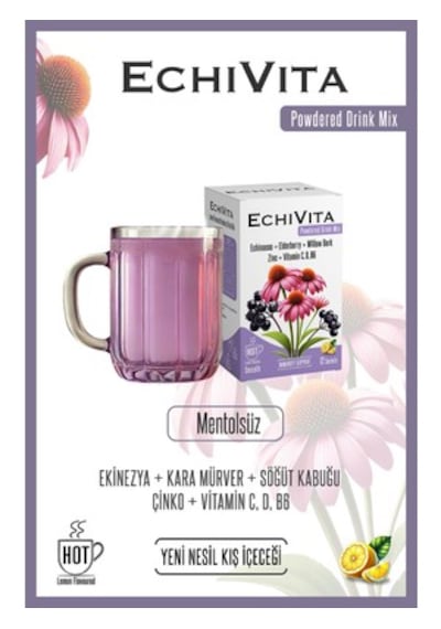 Echıvıtıa Drink Mix Kara Mürverli 12 Saşe
