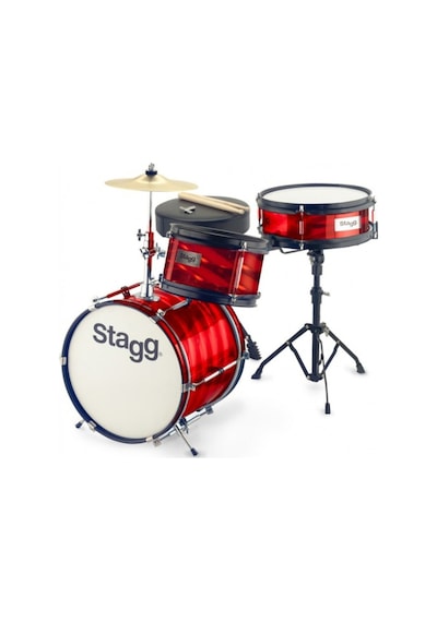 Stagg TIM JR 3/12B RD - 3 Parça Junior Davul Seti