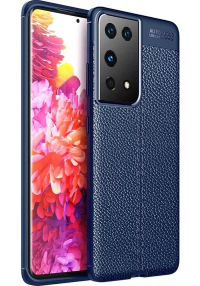 Samsung Uyumlu Galaxy S21 Ultra Kilif Deri Tarzi Niss Silikon Case 389472356