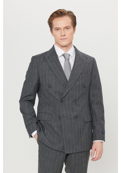 Altınyıldız Classıcs Lımıted Edıtıon Erkek Antrasıt Yünlü Slim Fit Dar Kesim Kırlangıç Yaka Kapak Cepli Çizgili Kruvaze Takım Elbise Antrasit Altınyıldız Classıcs Lımıted Edıtıon Erkek Antrasıt Yünlü Slim Fit Dar Kesim Kırlangıç Yaka Kapak Cepli Çizgili Kruvaze Takım Elbise Antrasit