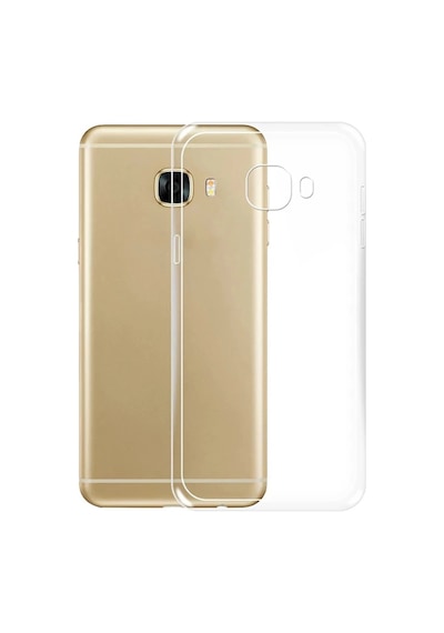 Samsung Uyumlu Galaxy C5 Kılıf Zore Süper Silikon Kapak Şeffaf