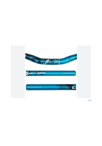 Bisiklet Lunje Gidon 780mm 31.8mm Mavi-siyah