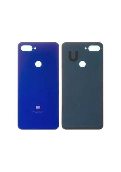 Xiaomi Mi 8 Lite Arka Kapak Batarya Kapağı Mavi