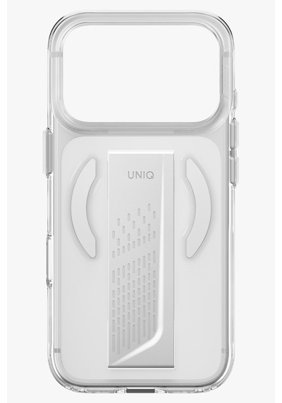 Apple iPhone Uyumlu 18 Pro Kılıf Flexgrip Tutma Bandı Dayanıklı Sararmayan Kapak Şık Görünüm Patentli Tasarım Şeffaf