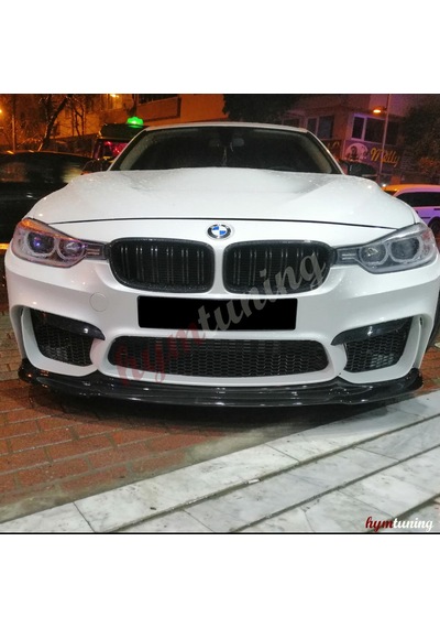 Bmw F30 M3 Ön Lip Abs Plastik Parlak Siyah