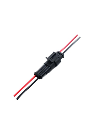 Motorobit Kablolu 2-Pin Su Geçirmez Konnektör Takımı