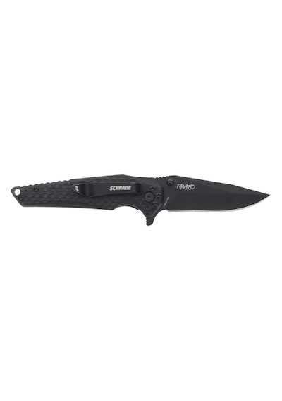 Schrade Usa Fanatıc Folder Katlanır Aus-8 Kamp Çakı 1182621 Siyah
