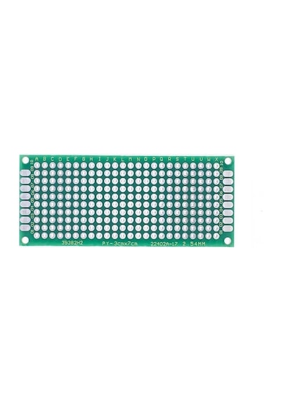 Koodmax 5 Adet 3x7cm Proto Pcb Delikli Pertenaks Prototip Deney Kartı Delikli Plaket Pertinaks