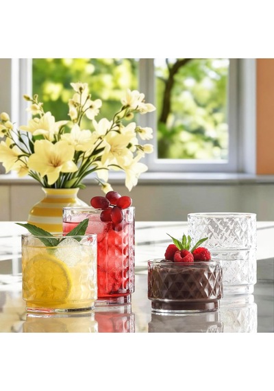 Tessa Cam Meşrubat Bardağı 6'li 500 Ml Büyük Su/kokteyl Bardağı Diğer