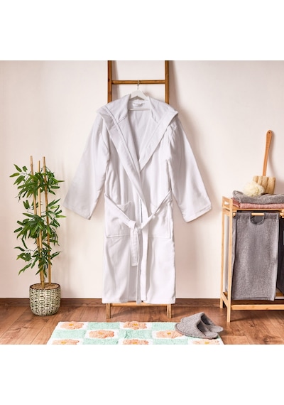 Soft Robe Bornoz - Beyaz - S/m Beden Çok Renkli
