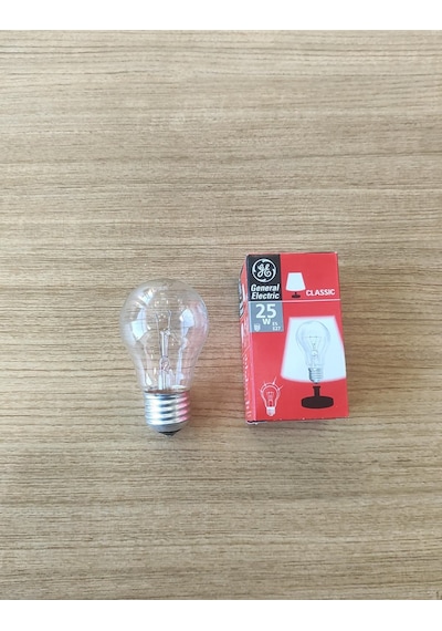 Ge Classic 25w E27 Duy Şeffaf Cam Akkor Klasik Ampul