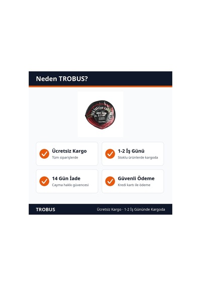 Trobus Çantalı Takviye Kablosu Araç Aküsü İçin 2,3 Metre 400 Amper