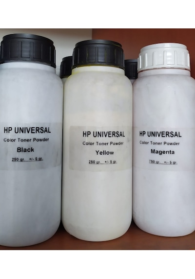 Hp Universal Renkli Toner Tozu ( Adet )500Gr.Uyumlu