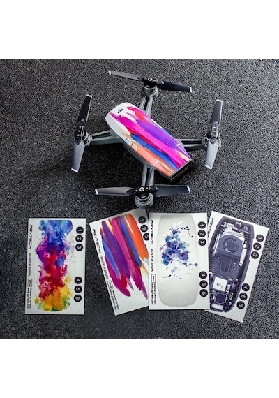 Pgytech Skin Spark için 4'lü Çıkartma Seti (d4/d7/d8/tr)