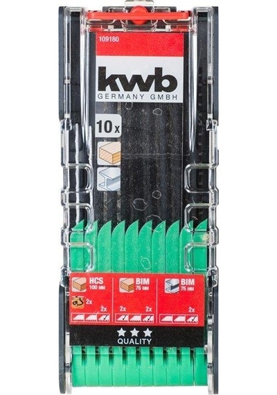 Kwb Dekupaj Testere Bıçak Seti 10 Parça