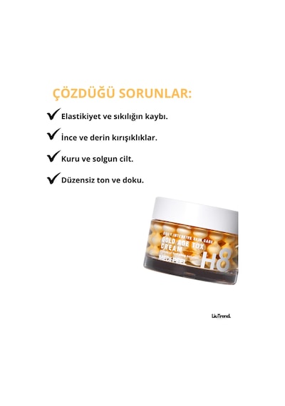 Medipeel Gold Age Tox Cream 50 Ml Cilde Parlaklık Veren Altın Kapsül Krem