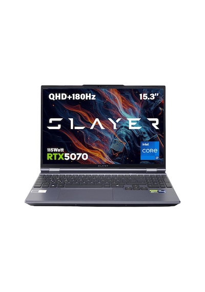 Game Garaj Slayer X7t2-5070 C4 Intel Core İ7 14650hx 32gb Ram 1tb Ssd Rtx5070 15.3" 180hz Qhd+ Freedos Gaming Laptop