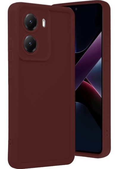 Newface Xiaomi Poco X7 Pro Viera Silikon - Bordo