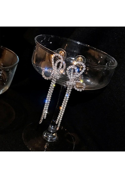 Özel Durumlar, Partiler Ve Etkinlikler İçin Glamoor Rhinestone Sarkla Küpeler Çok Renkli