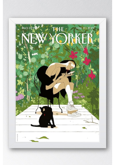 The New Yorker Çerçeveli Tablo March 20 2017