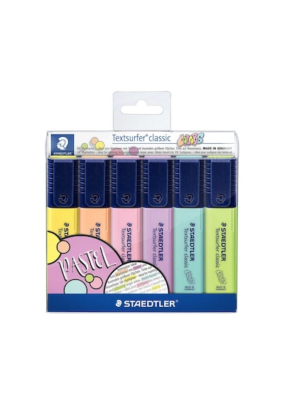 Staedtler 364 Cwp6 Textsurfer Classic Pastel Highlighter Kesik Uç