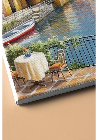 Webstyle Sayılarla Boyama Seti Kasnaklı Kıyı Evleri 60 X 75 Cm