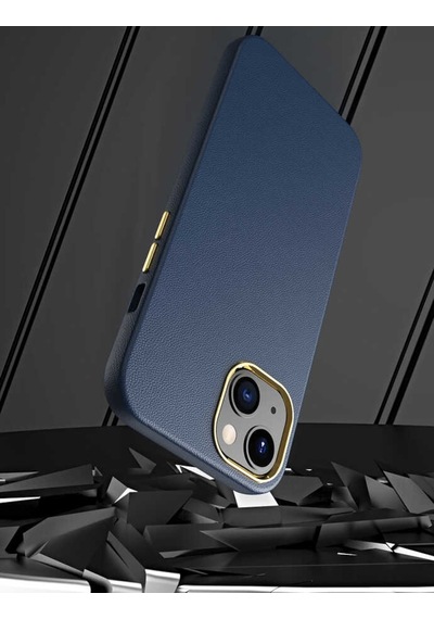 Apple Uyumlu iPhone 13 Mini Kılıf Deri Natura Kapak