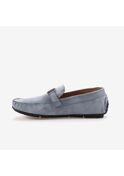 Mocassini Tokalı Erkek Loafer M584 Buz Suet