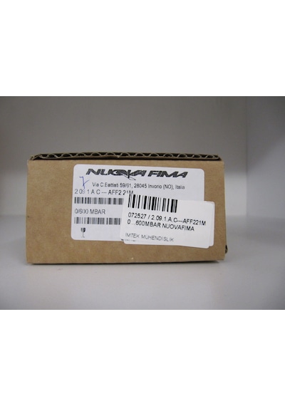 Nuovafima 2.09.1.a.c.aff2.21m Capsule Pressure Gauge