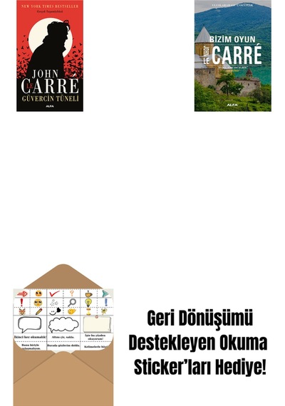 Güvercin Tüneli + Bizim Oyun + Okuma Sticker'ları