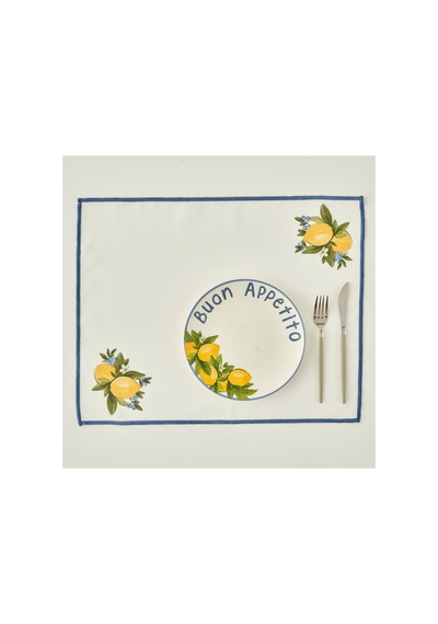 Bella Maison Lemoncello Pamuklu Amerikan Servis Sarı 35x45 Cm Sarı