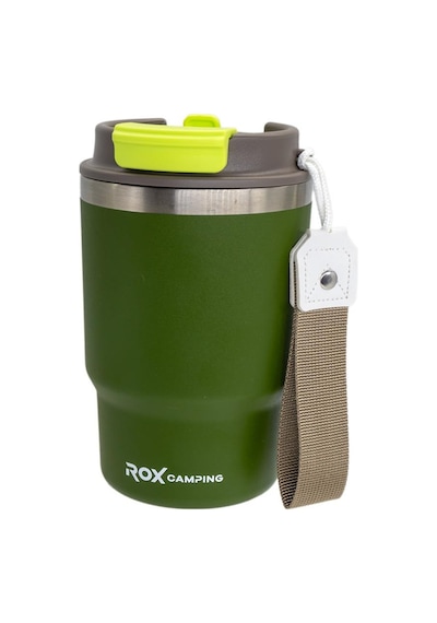 Rox Camping 0194 Pipetli Kahve Termosu 0.48 Lt - Yeşil Yeşil