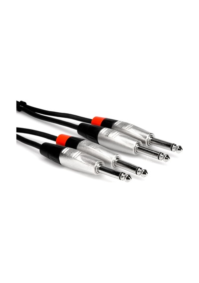 Hosa Pro 1-4"Ts (M) - 1-4 Ts (M) Balanssız Çift Kablo 4.5 Mt.
