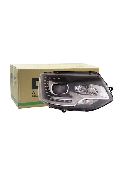 Sağ Far Lambası Ledli Xenon Tip Transporter T6 2010-2015 Depo