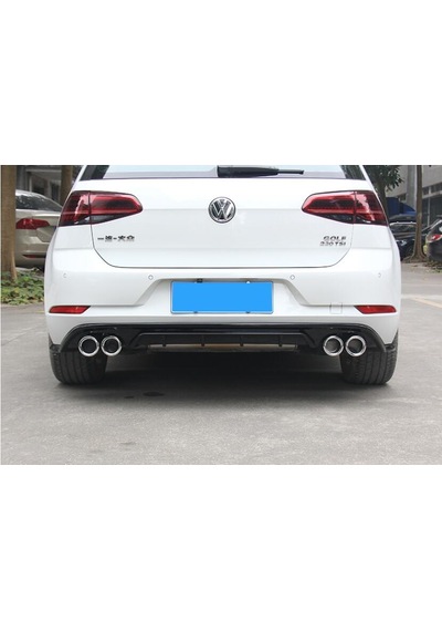 Vw Golf 7.5 Difizör 2018 - 2020 Difüzör Abs Plastik 4 Egzozlu