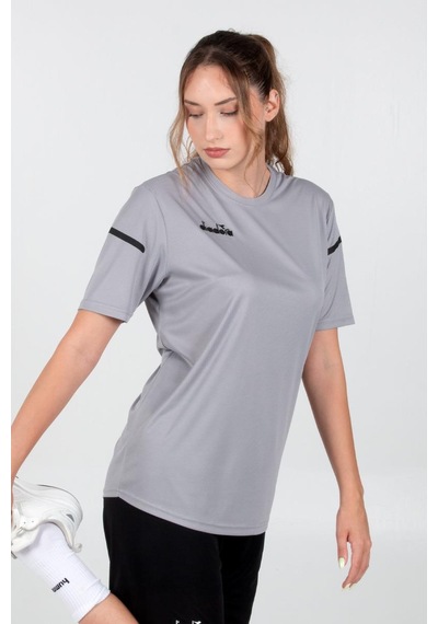 Diadora Alto 25 Antrenman Tişört Gri