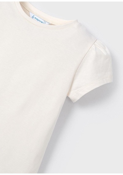 Kız Çocuk Yelekli Tshirt Krem KREM