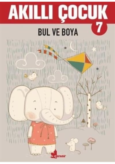 Akıllı Çocuk 7-Bul ve Boya- Çınar Yayınları