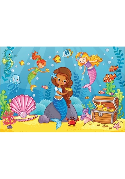 50 Parça Puzzle - Mermaıd Deniz Kızı
