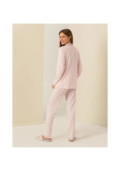 Angbutik Pıerre Cardın 7717-s Bayan Gömlek Pijama Takımı SOMON