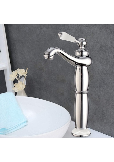 Fause Yüksek Çanak Rustik Lavabo Bataryası Vintage Ksl100