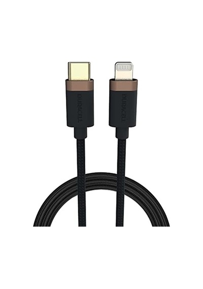 1m Usb-c To Lightning Braided Black