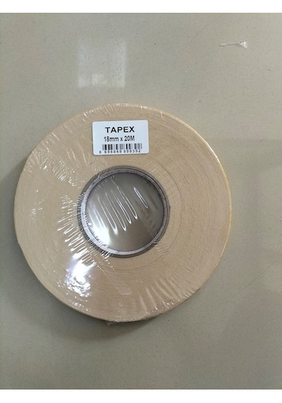 Tapex Çift Taraflı Köpük Bant 18 MMx20 Metre