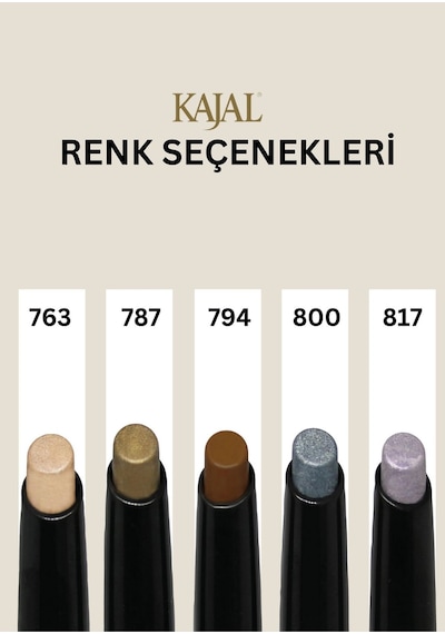 Long Lasting Suya Dayanıklı Eyeshadow Stick Göz Farı - 794 Kahverengi - Kalıcı, Kremsi Kalem Far